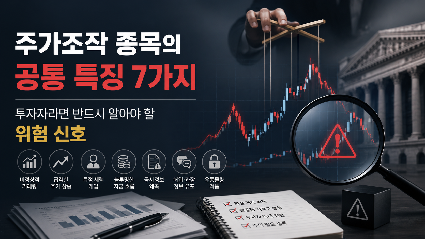 주가조작 종목의 공통 특징 7가지